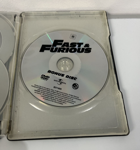 The Fast And The Furious 5 Disc Steel Case DVD - GC - Rated M - Tested - PAL - Picture 5 of 7