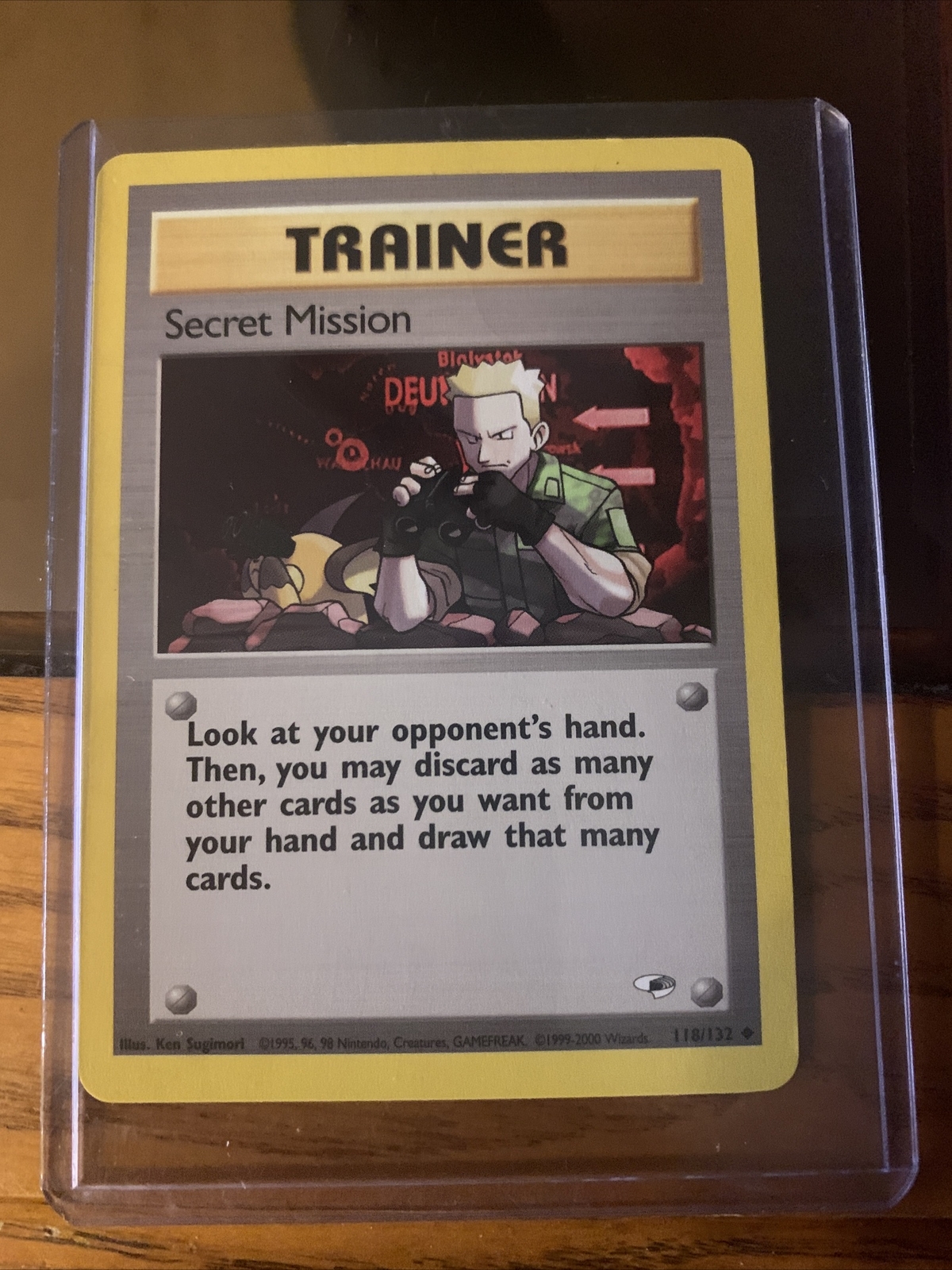 POKEMON - SECRET MISSION 118/132 - TRAINER - GYM HEROES SET - UNCOMMON - NM
