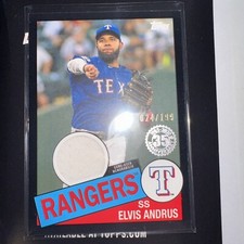 2020 Topps Game Used 1985 Relic 85TR-Elvis Andrus /199
