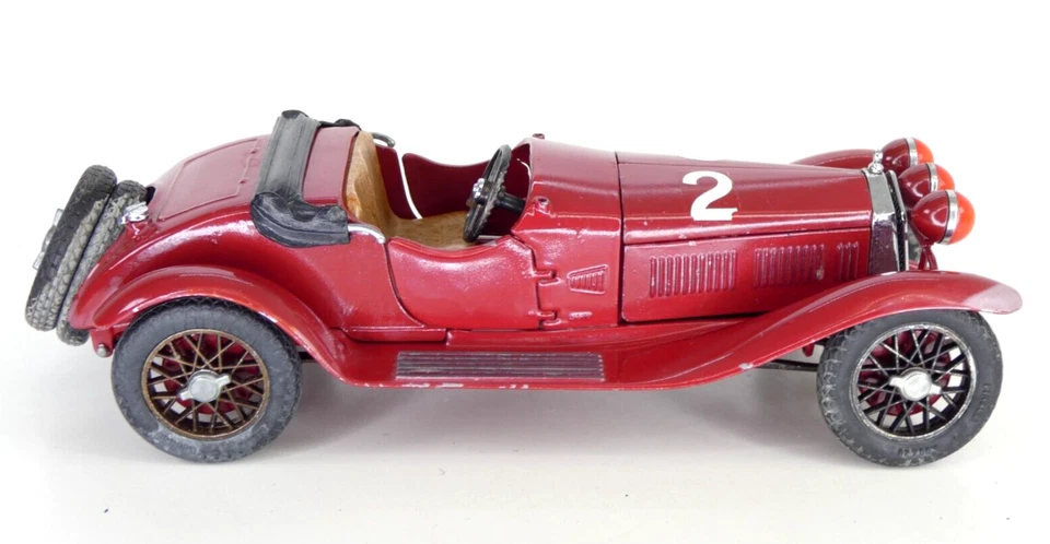 Togi Alfa Romeo 6c 1750 GS Tazio Nuvolari 1:23 Toy Car Rare Mille Miglia 1930 - Image 4 of 4