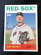 2008 Topps History Josh Beckett #TCH36-1964 Style Baseball Card Boston Red Sox