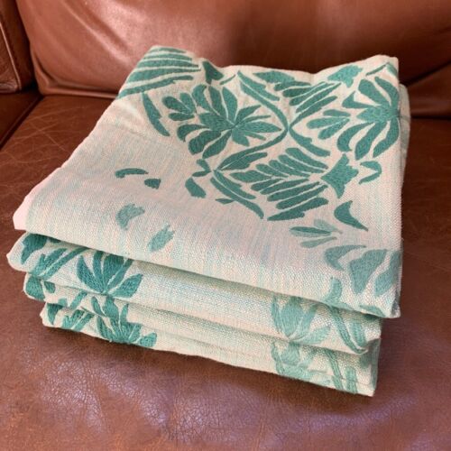 4 Lot Pier 1 One Imports Pillow Covers Embroidered Teal Blue Damask Cases Ombre - Picture 14 of 14