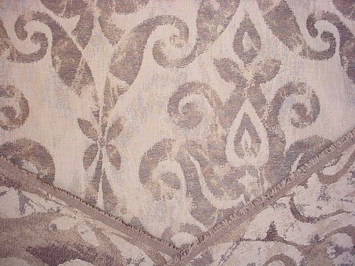 3-3/4Y GP J Baker LB50065 Vencenzo Burnt Umber Spanish Damask Upholstery Fabric - Picture 4 of 4