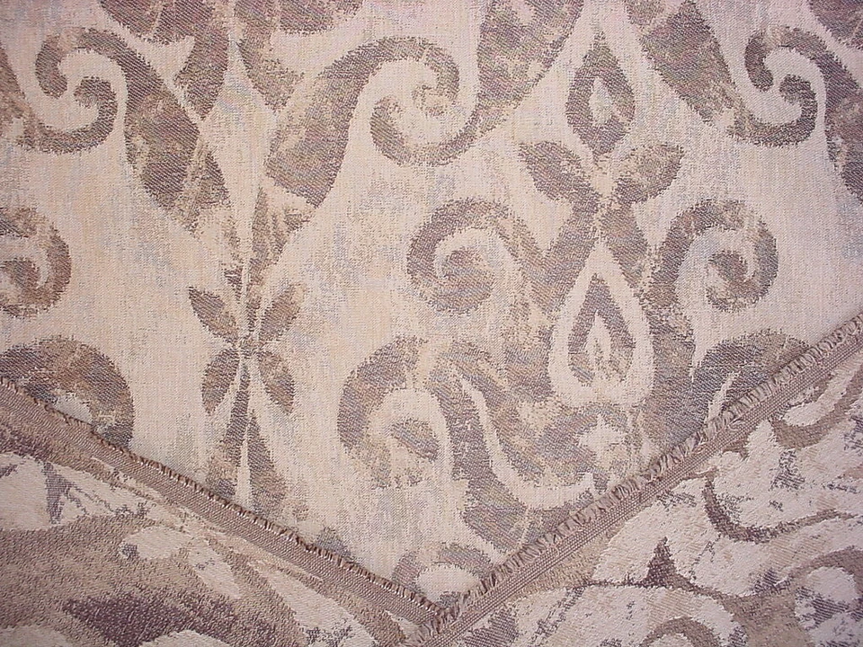 3-3/4Y GP J Baker LB50065 Vencenzo Burnt Umber Spanish Damask Upholstery Fabric - Image 4 of 4