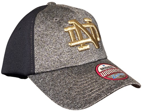 Women's Notre Dame Fighting Irish Hat Cap by Zephyr NCAA Relax Fit Adj Strap - Picture 3 of 5