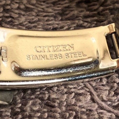 Reloj Solar Citizen Eco-Drive Hombre E110-K16385 Tono Plateado7 1/4"Leer Descripción - Imagen 10 de 13