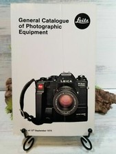 LEITZ GENERAL CATALOGUE OF PHOTOGRAPNIC EQUIPMENT, LEICA 1978, NEW OLD INVENTORY