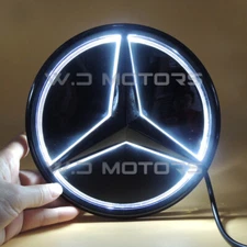 A GLA CLS CLA GLB C Class Led Grill Logo Badge Light For Mercedes-Benz 2019-2021