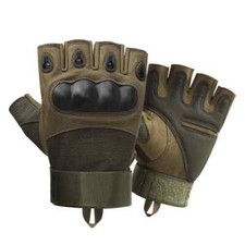 2 Pairs Tactical Gloves Half Finger Outdoor Sports Shooting Hunting Airsoft