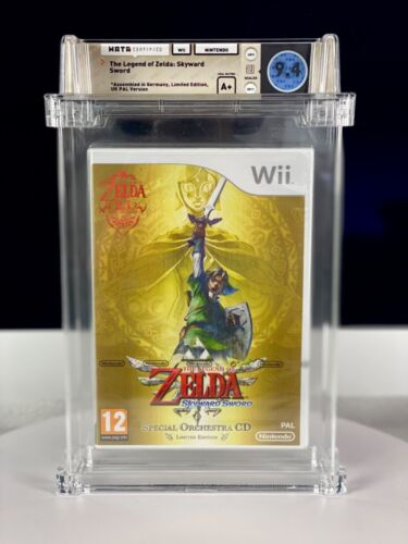 ZELDA SKYWARD SWORD Nintendo Wii 25th Anniversary - SEALED (PAL, WATA, No VGA) - Afbeelding 1 van 5