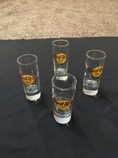 4-Hard Rock Cafe Wysokie kieliszki do strzałów Chicago, Nashville, Hollywood, Waszyngton