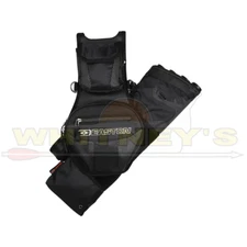 Easton Archery Flipside, 4 Tube Hip Quiver W/Belt - BLACK - 622706