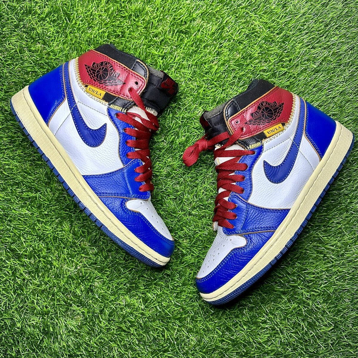 Size 7.5 Mens Jordan 1 Retro NRG x Union LA High Storm Blue Size 7.5 Mens Jordan 1 Retro NRG x Union LA High Storm Blue