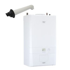 IDEAL LOGIC H12 HEAT2 12KW NG HO BOILER 228385 & Flue VAT INVOICE GIVEN