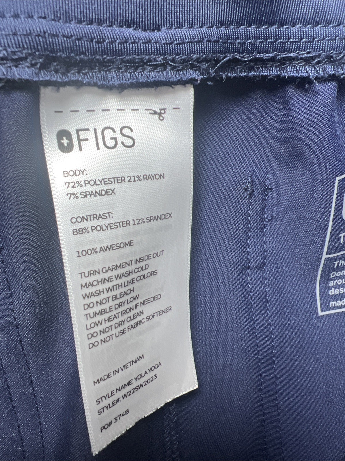 Figs Pants Women's Medium Technical Collection Ba… - image 4