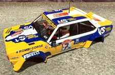 SCX 1/32 Scale Analog Abarth 131 - M. Alen TOP w/lights 10499 New