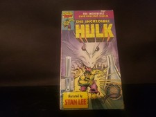 THE INCREDIBLE HULK RARE SEALED VHS INCREDIBLE SHRINKING HULK STAN LEE NARRATION