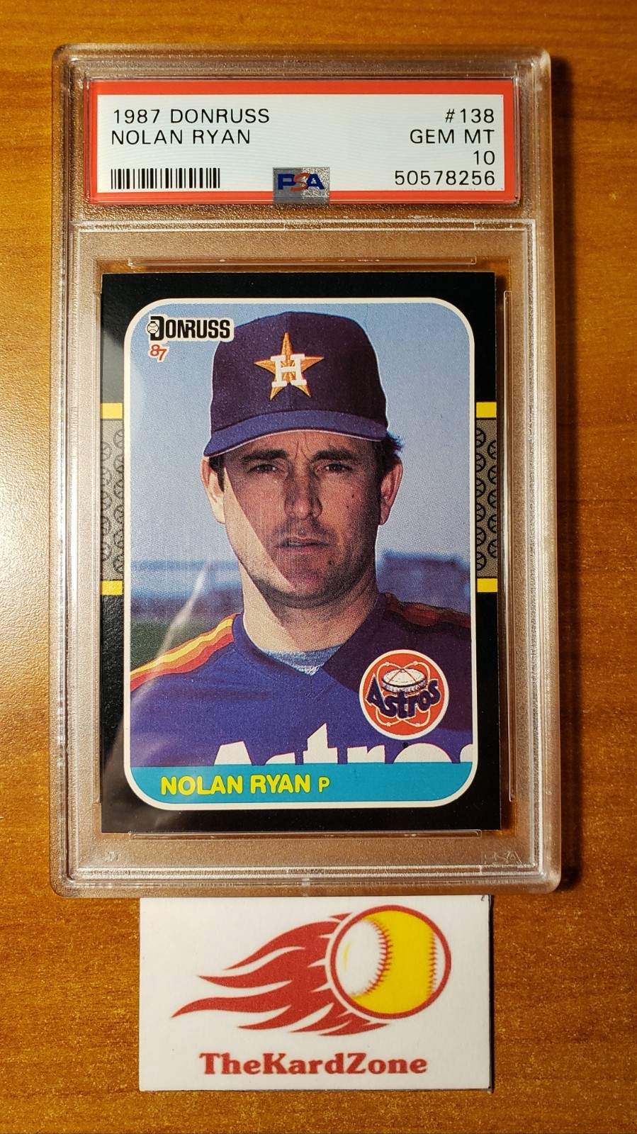 1987 Donruss Nolan Ryan #138 PSA-10 Astros,"best centered card for sale" Low Pop
