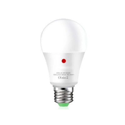 LED Lamp E27 With Twilight Sensor 9W 900 Lumens A60 3000K Day Night Sens