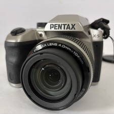 Pentax X-5 16.0MP 26X Zoom Bridge Digital Camera - Silver