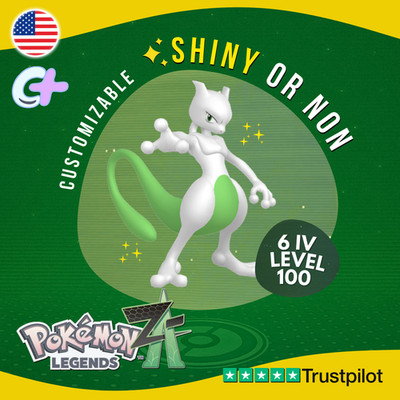 Mewtwo   Shiny or Non Shiny 6 IV Pokémon Legends Z-A Custom Competitive ZA Z A