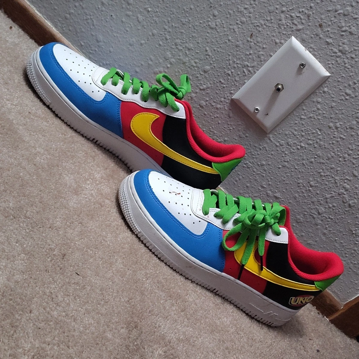Nike Air Force 1 Low x UNO Multicolor | eBay