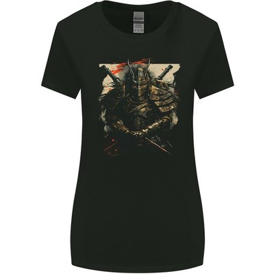 Samurai Extreme Japanischer Fantasy Krieger Damen Weit Geschnittenes T-Shirt