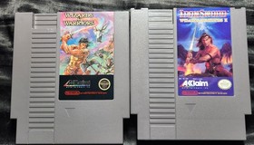 Wizards & Warriors 1 and Iron Sword Wizards & Warriors 2 CIB for Nintendo NES 