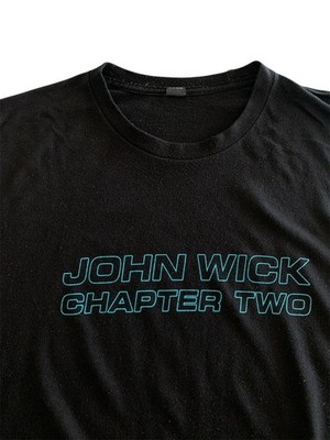 Rare John Wick Chapter 2 Promo shirt Keanu Reeves