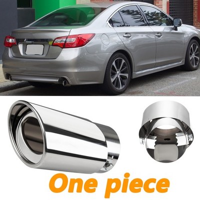 Car Auto Rear Exhaust Tail Pipe Muffler Tip Throat Tailpipe Fit 1.5-2.3'' outlet