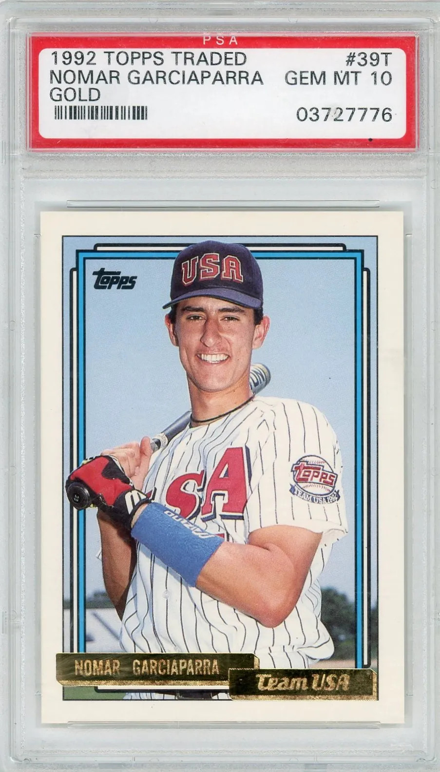 1992 Topps Traded Nomar Garciaparra #39T Gold PSA 10