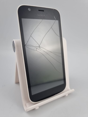 Nokia 1 TA-1060 schwarz 8GB 4,5" 5MP Android Smartphone gesprungen defekt #B