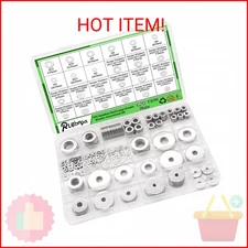 Ruibapa 620pcs Fender Washers for Screws and Bolts,Fender Washer Assortment Kit 