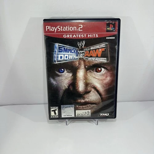 WWE Smackdown vs. Raw (Sony PlayStation 2, PS2) Complete CIB - Tested