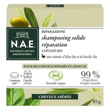 *Lot de 3* Shampoing réparation NAE Solide huile d’olive BIO N.A.E 85g