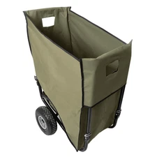 Lehman's Foldable Wheelbarrow and Firewood Cart, Sturdy Collapsible Store Easily