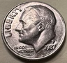 1987 Roosevelt Dime 10c 7497N
