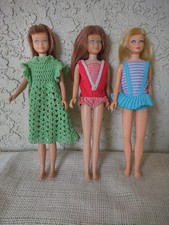 Vintage Mattel Skipper Doll Lot 1960s Twist N Turn Straight Leg Outfits