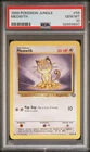1999 POKEMON JUNGLE #56 MEOWTH PSA 10