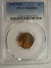 PCGS 1909 VDB MS 65 Red Brown Lincoln Cent.