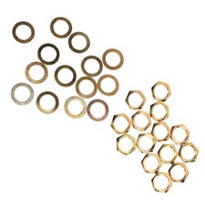 G3/8 Female Thread Nuts Metal Washer Kit Instrument Jack Fasteners For Elect CUT