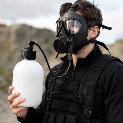 #ad SafeGuardian 36oz BOTTLE 38#x27; HOSE for Gas Mask Bottle Hydration System NEW $14.00