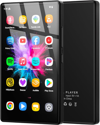 5'' MP3 Player with Android 13 OS, 96GB MP3 Player with Bluetooth and Wifi, 1080P