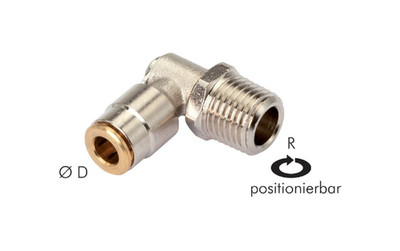 Hochdruck L-Steckverschraubungen | 4mm/6mm | max. 250 bar positionierbar