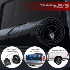 For 1988-1993 Chevygmc C10 Ck 6.5 Bed Lock Roll-up Tonneau Coverled Lights