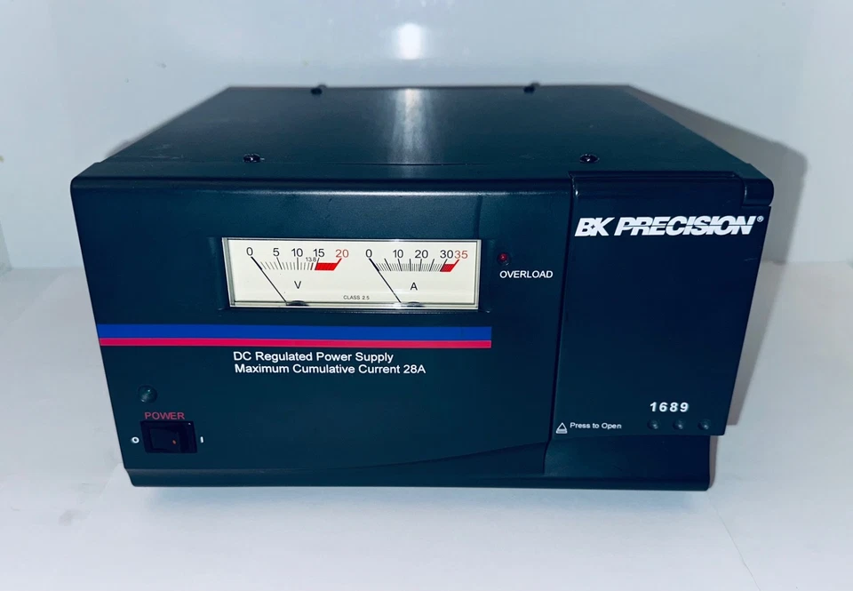 Fonte de alimentação CC BK Pr BK Precision 1689 resistente 1–15V 28A – Laboratórios RCA - Imagem 4 de 4