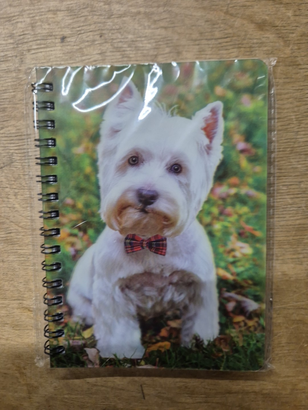 Westie notebook West Highland Terrier Notebooks Dog lined Notepad Dogs westies