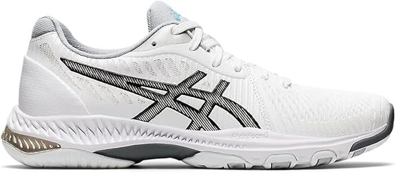 ASICS Women's Netburner Ballistic FlyteFoam Volleyball Shoes White 7