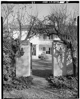 Danville California Eugene O'Neill House 1900s Courtyard Entrance Gate