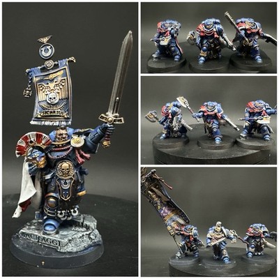 Warhammer 40k Pro Painted Victrix Ehrengarde x3+ Cato Sicarius sofort lieferbar